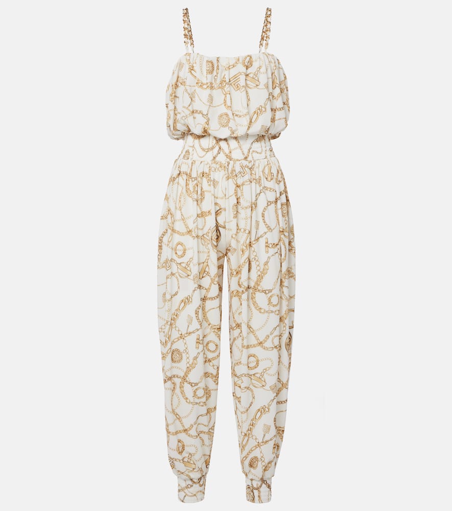 Chain printed jumpsuit