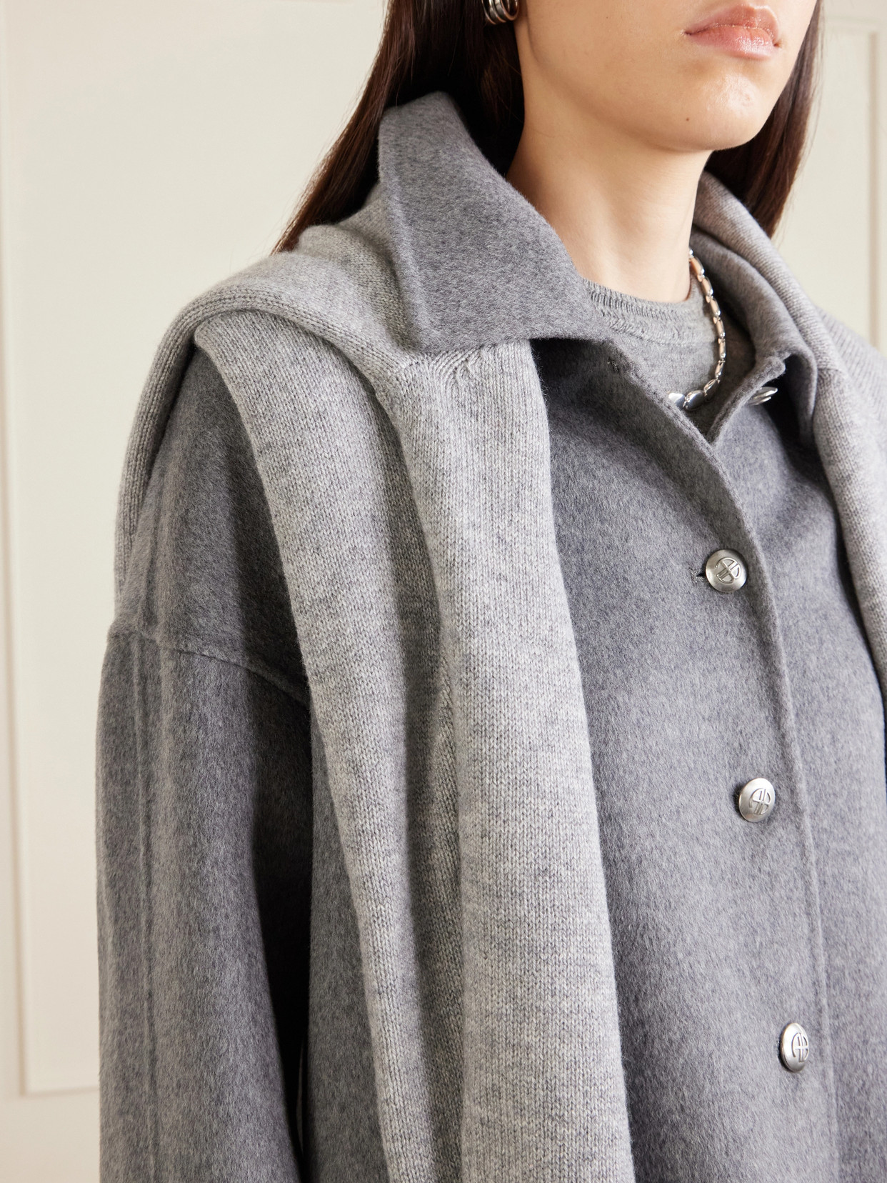 Luca Wool And Cashmere-blend Jacket - Gray