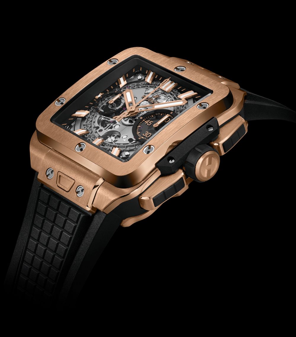King Gold Square Bang Unico Watch 42Mm