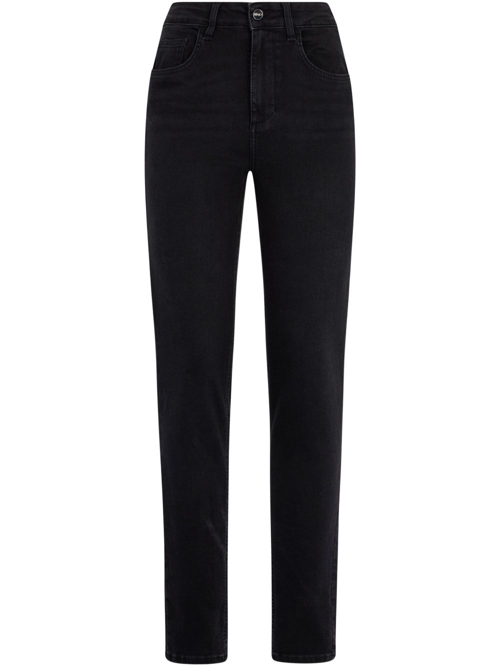 Rhinestone-embellished skinny jeans - Black
