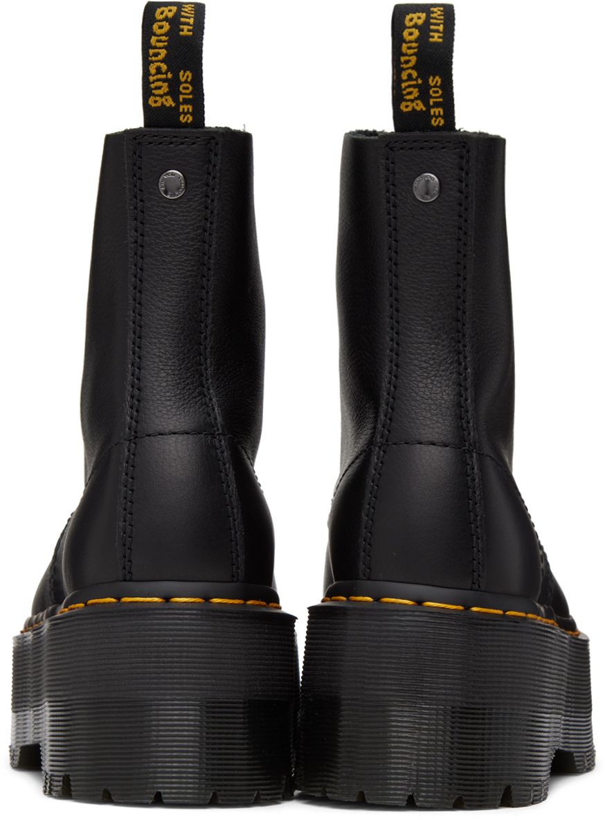 Black 1460 Pascal Max Platform Boots