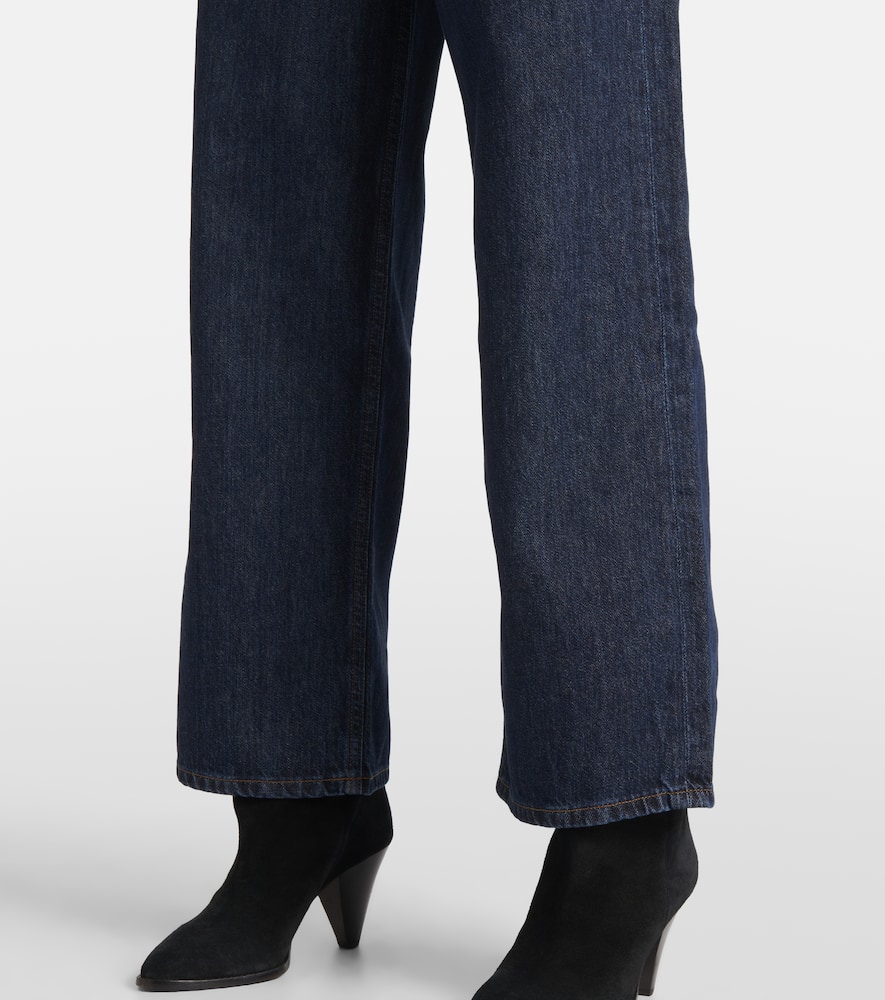 Ren high-rise wide-leg jeans
