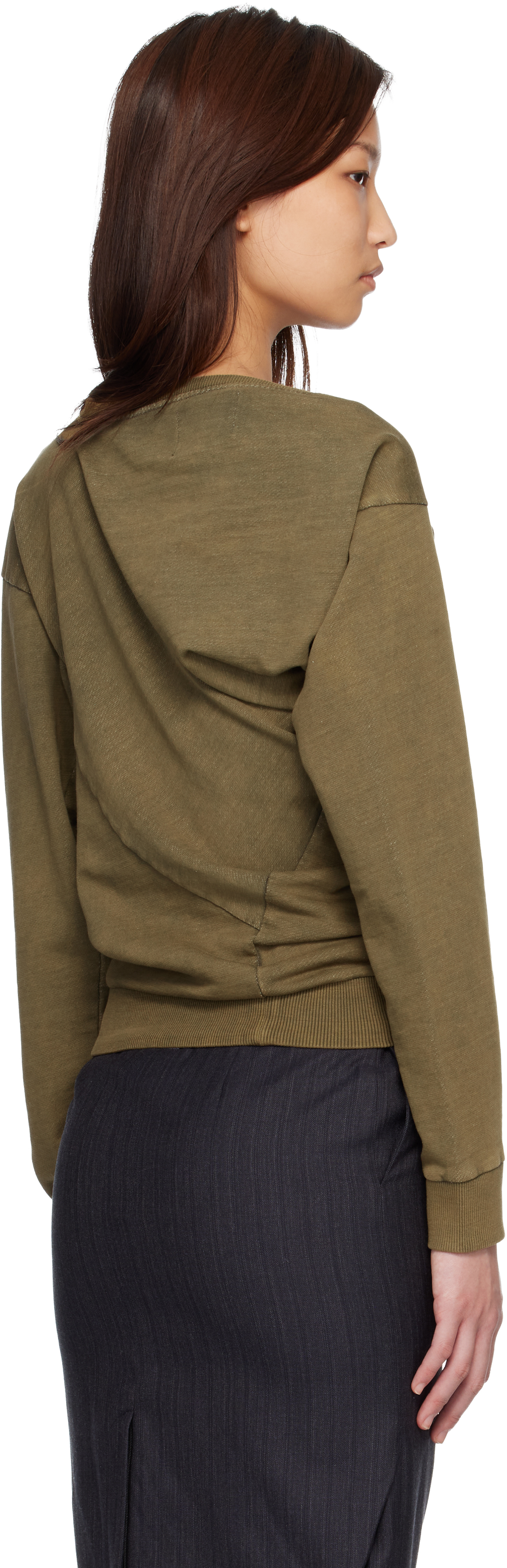 Khaki LS Hebo Sweatshirt