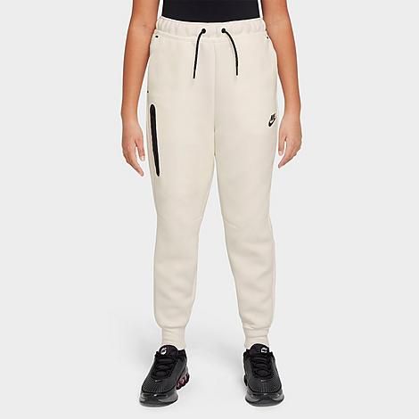 Girls Sportswear Tech Fleece Jogger Pants in Sail/Black