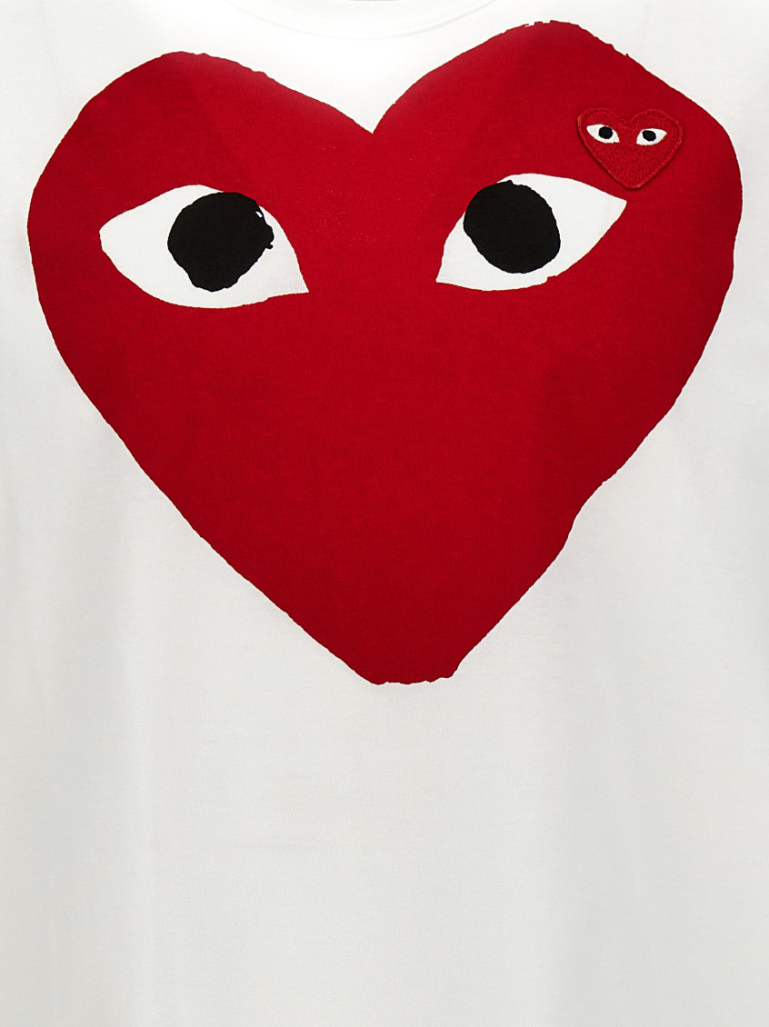 White Logo cotton t-shirt