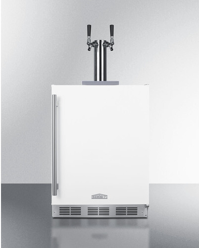 Summit Freestanding/Built In Kegerator SBC58WHBIADACFTWIN