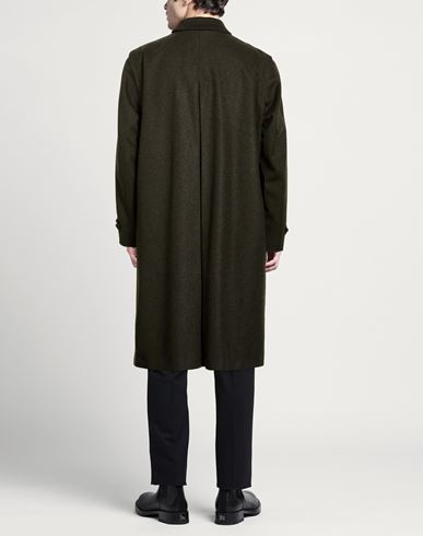 Man Coat Dark green Size 36 Virgin Wool, Alpaca wool