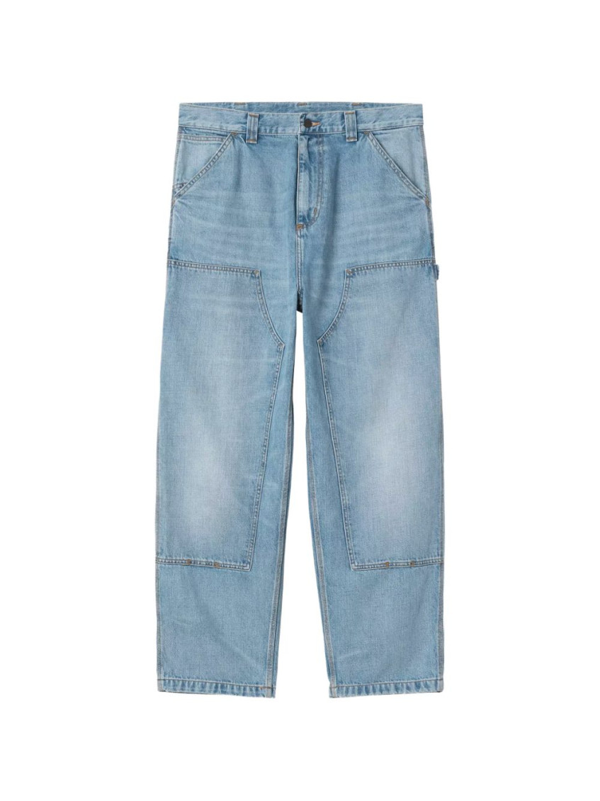 Carhartt Wip - utility work trousers straight leg light wash