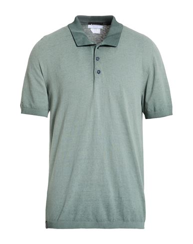 Man Polo shirt Deep teal Size 42 Cotton