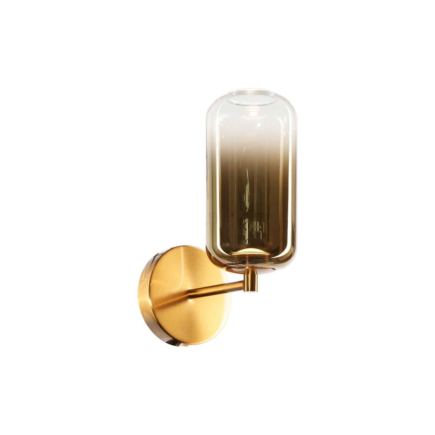 Aged Gold Brass Wall Sconce from the Refrax Collection