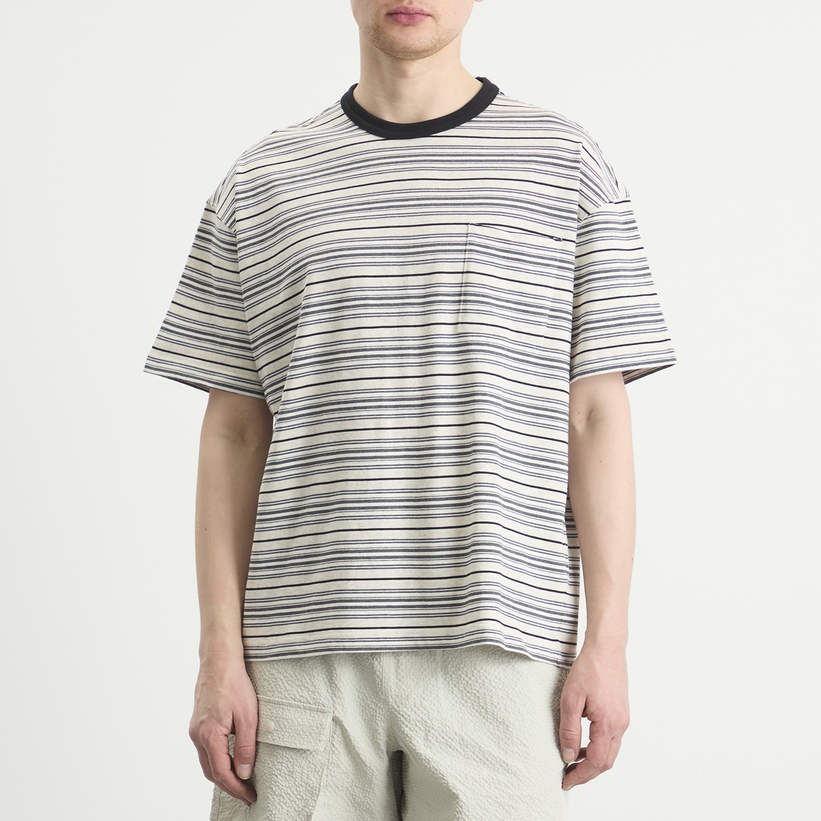 Men's Horizon Stripe T-Shirt Oatmeal