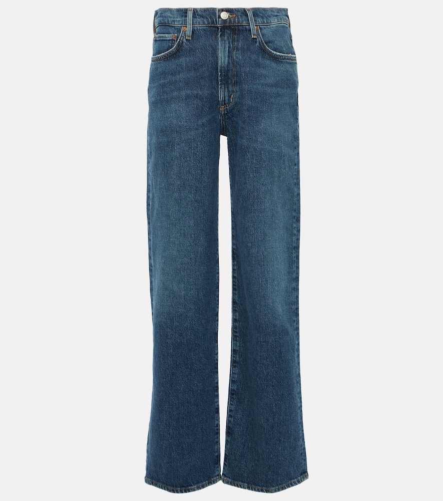 Harper mid-rise straight jeans