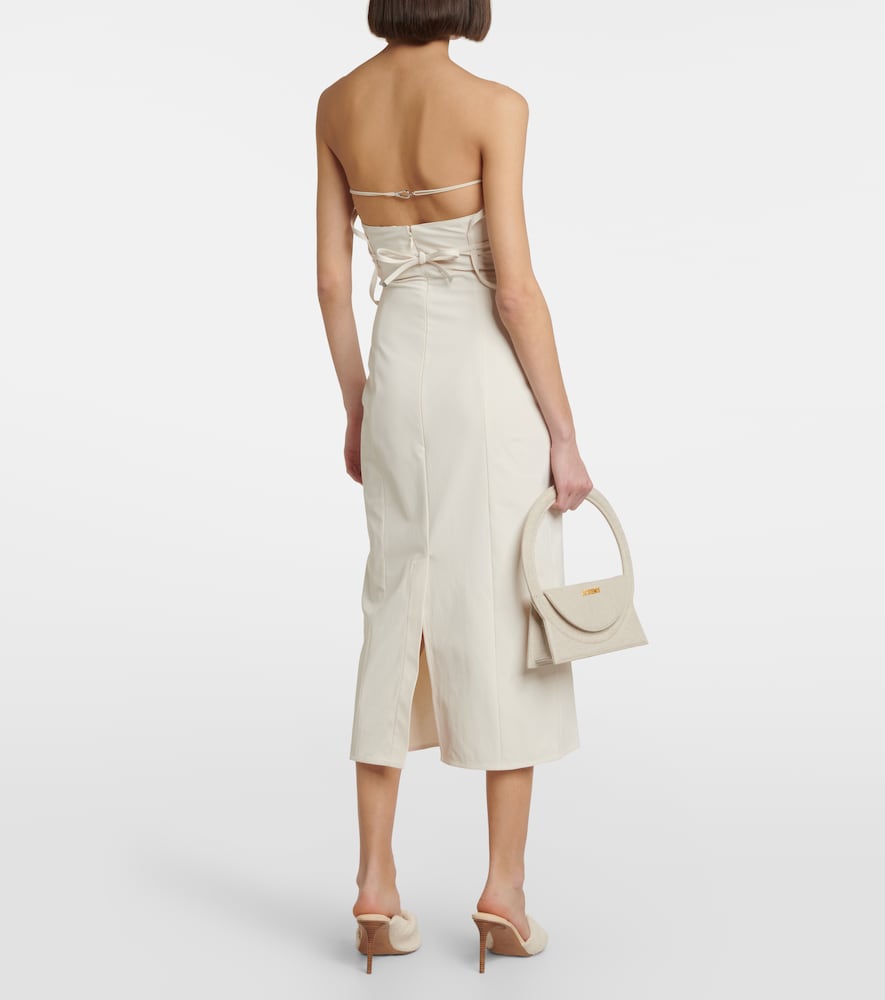 La Robe Bikini cotton-blend midi dress