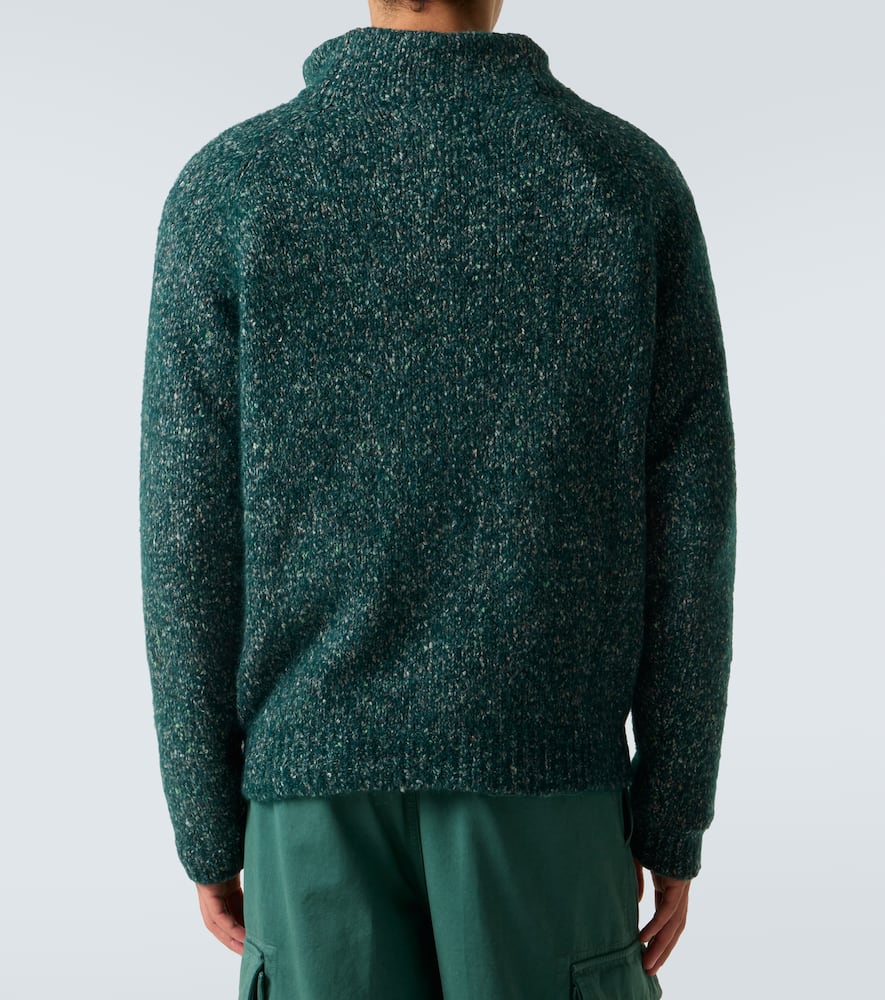 Alpaca, wool, and cotton-blend sweater