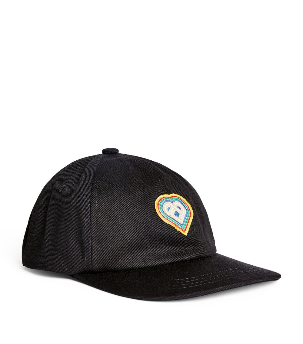 Embroidered Heart Cap