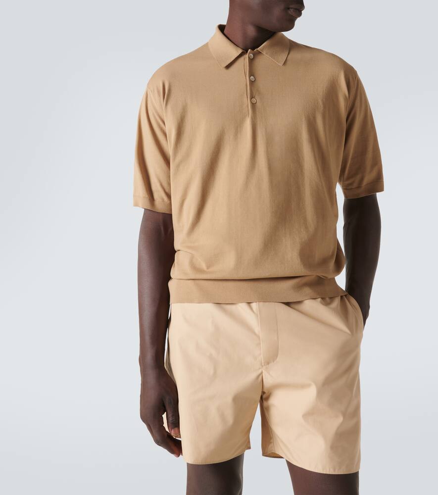 Cotton polo shirt