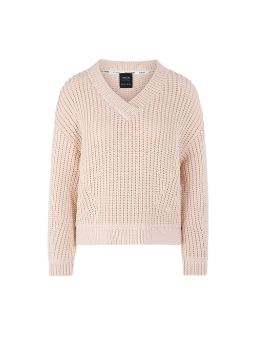 Marc Cain Knitted in Germany jumper, white, 34 N