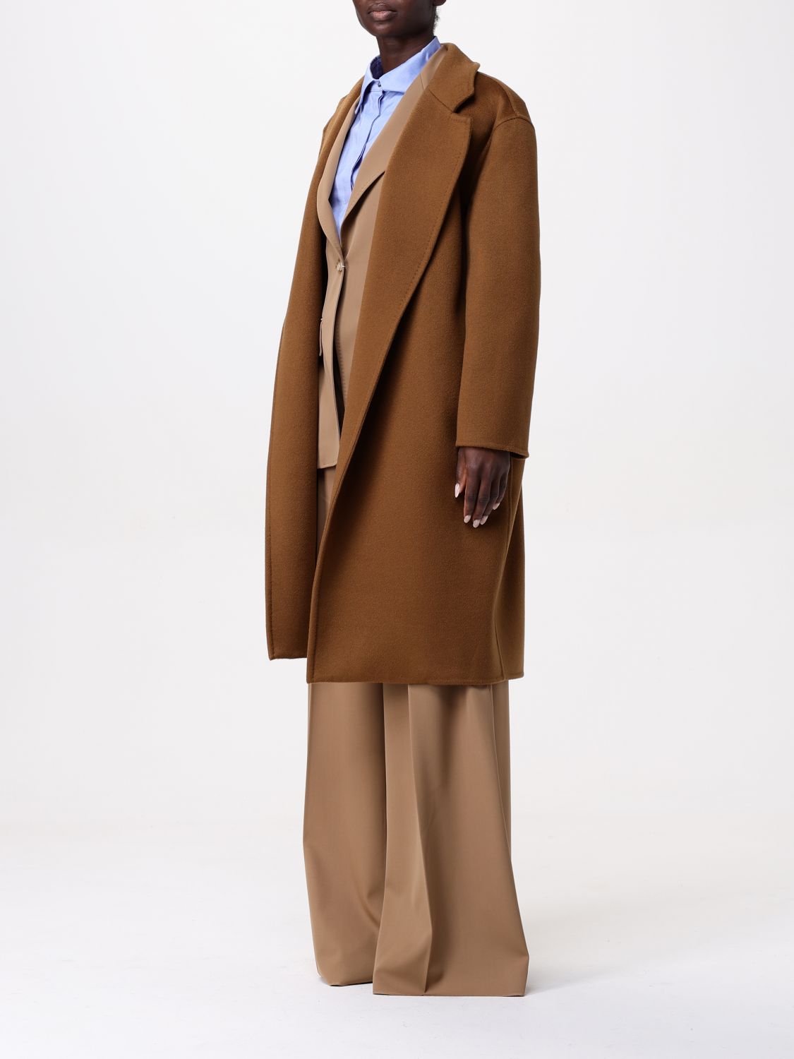 Coat Woman color Brown