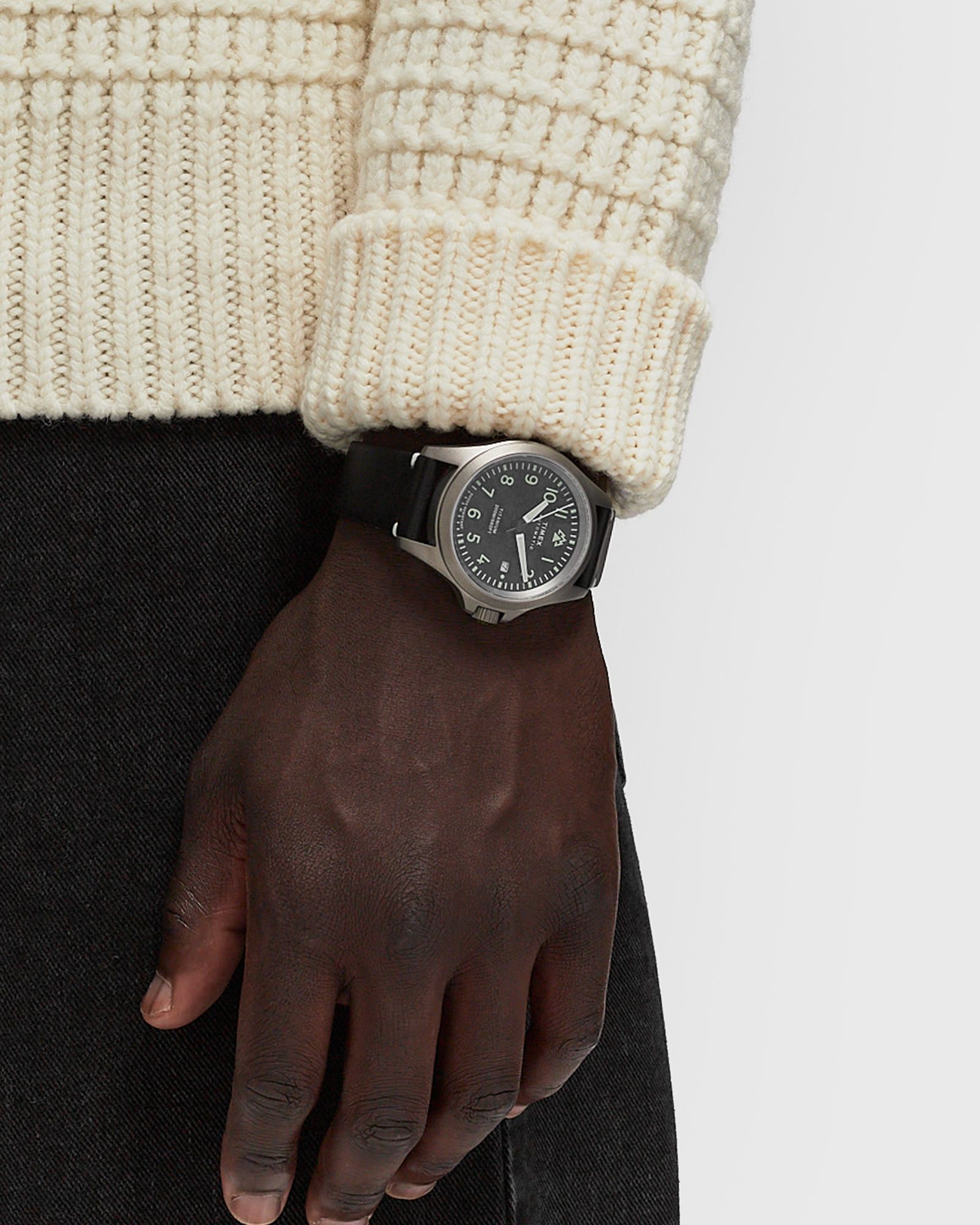 Expedition North Titanium Automatic black male Watches now available at BSTN