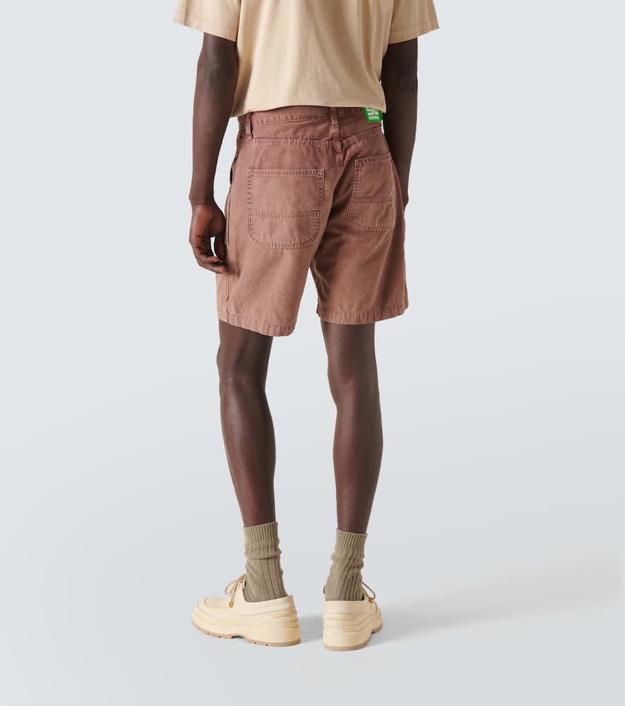 Cotton canvas shorts
