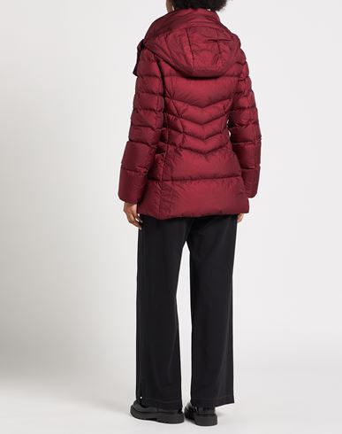 Woman Puffer Burgundy Size 2 Polyamide