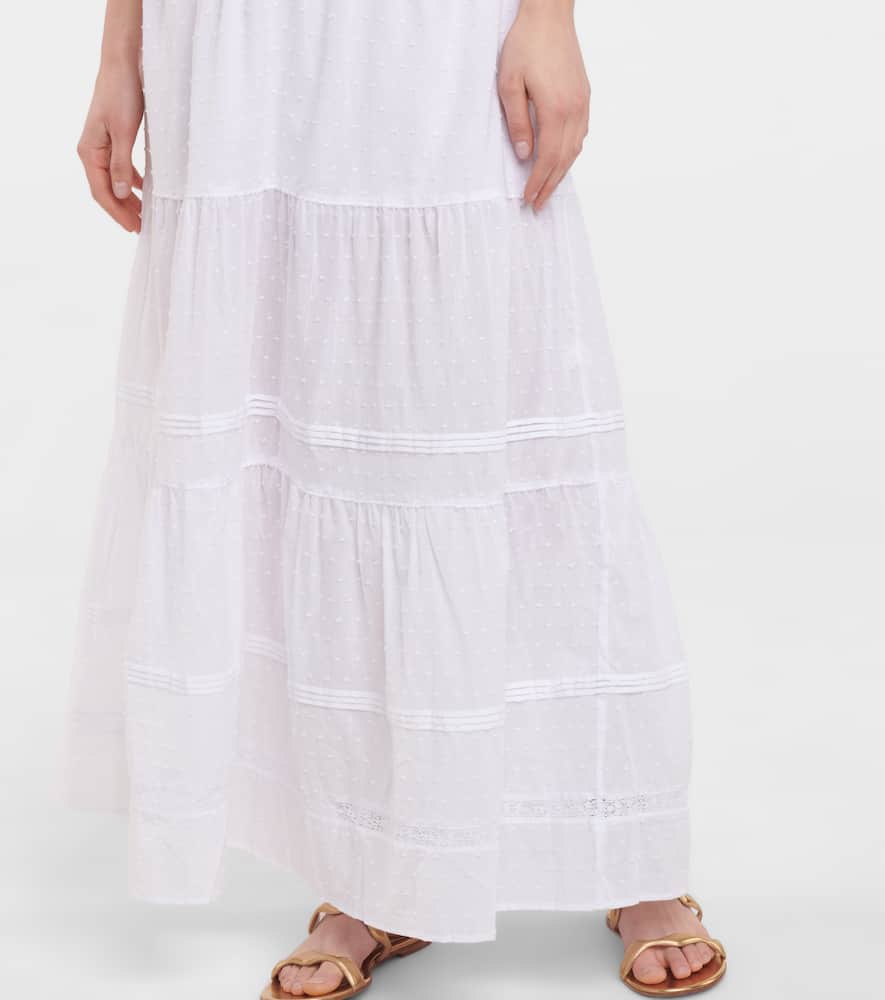 Della cotton midi dress