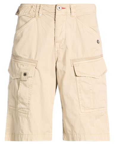 Man Shorts & Bermuda Shorts Beige Size 28 Cotton