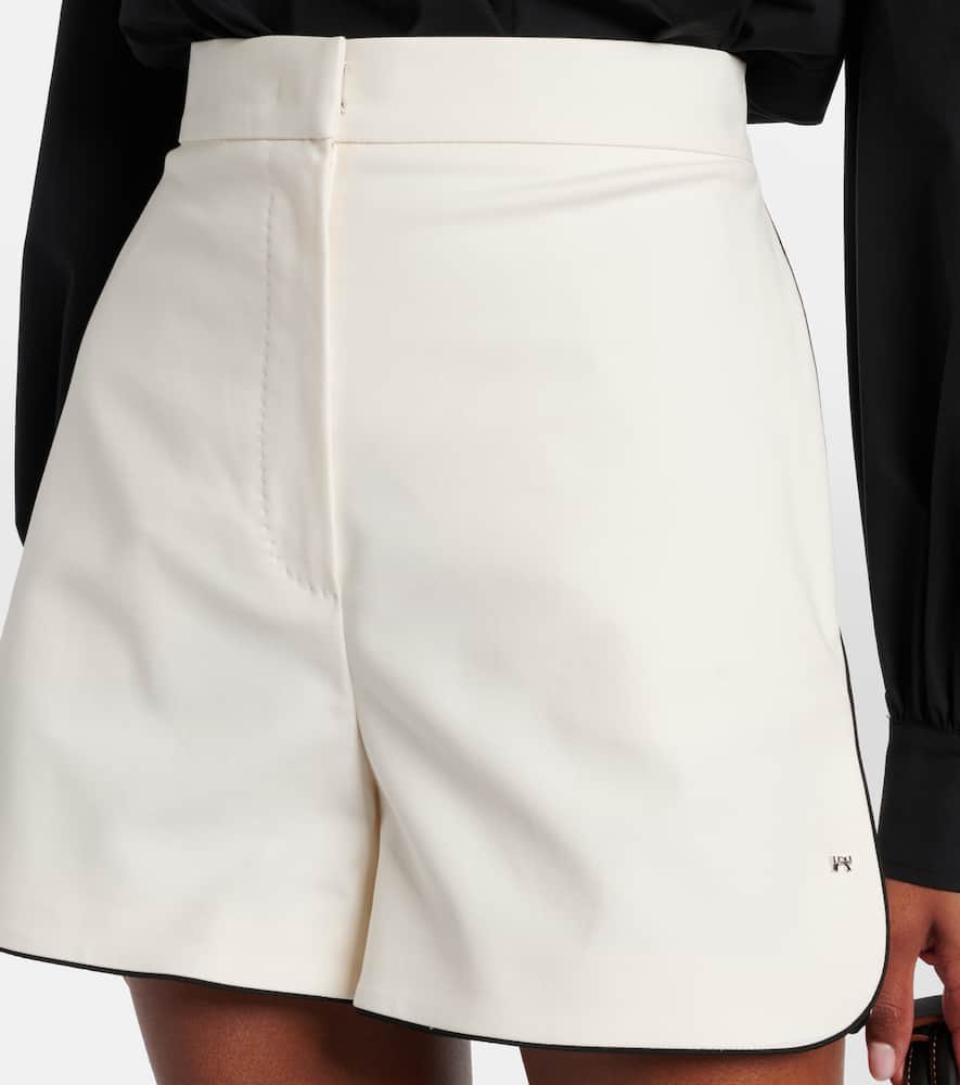 Orbit cotton-blend canvas shorts