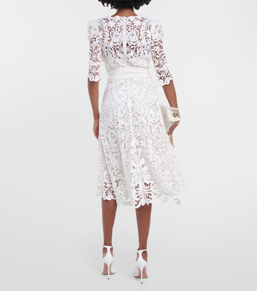 Elie Saab Lace midi dress
