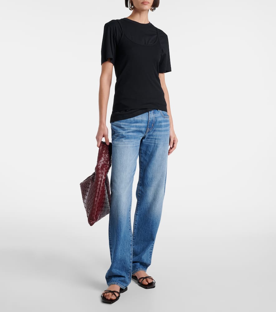 Ellie low-rise wide-leg jeans