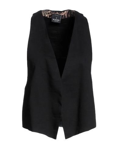Woman Top Black Size L Linen, Viscose, Elastane