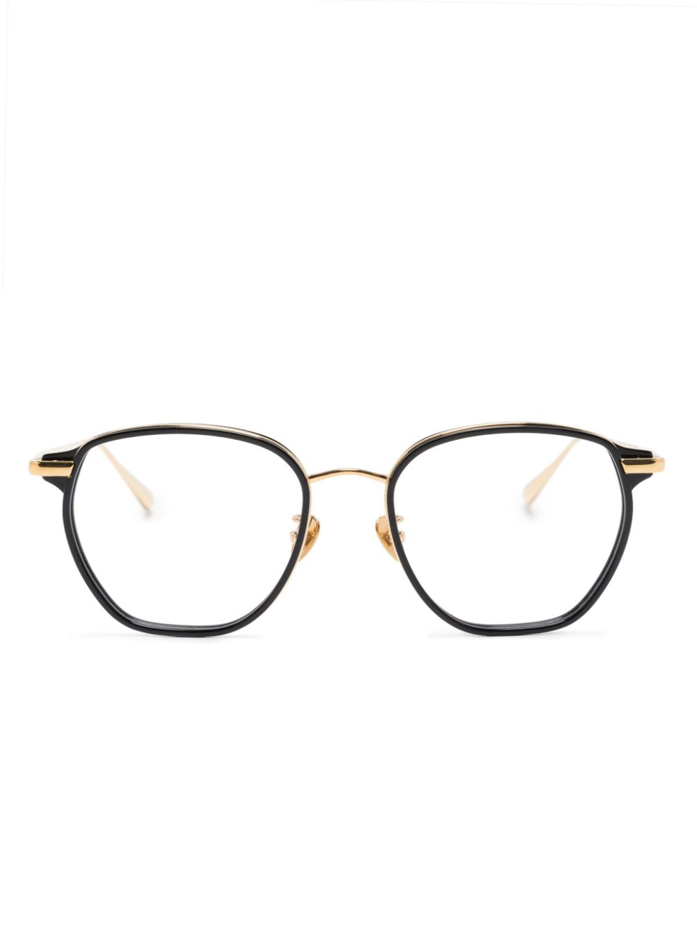 Danilo angular-frame glasses - Gold