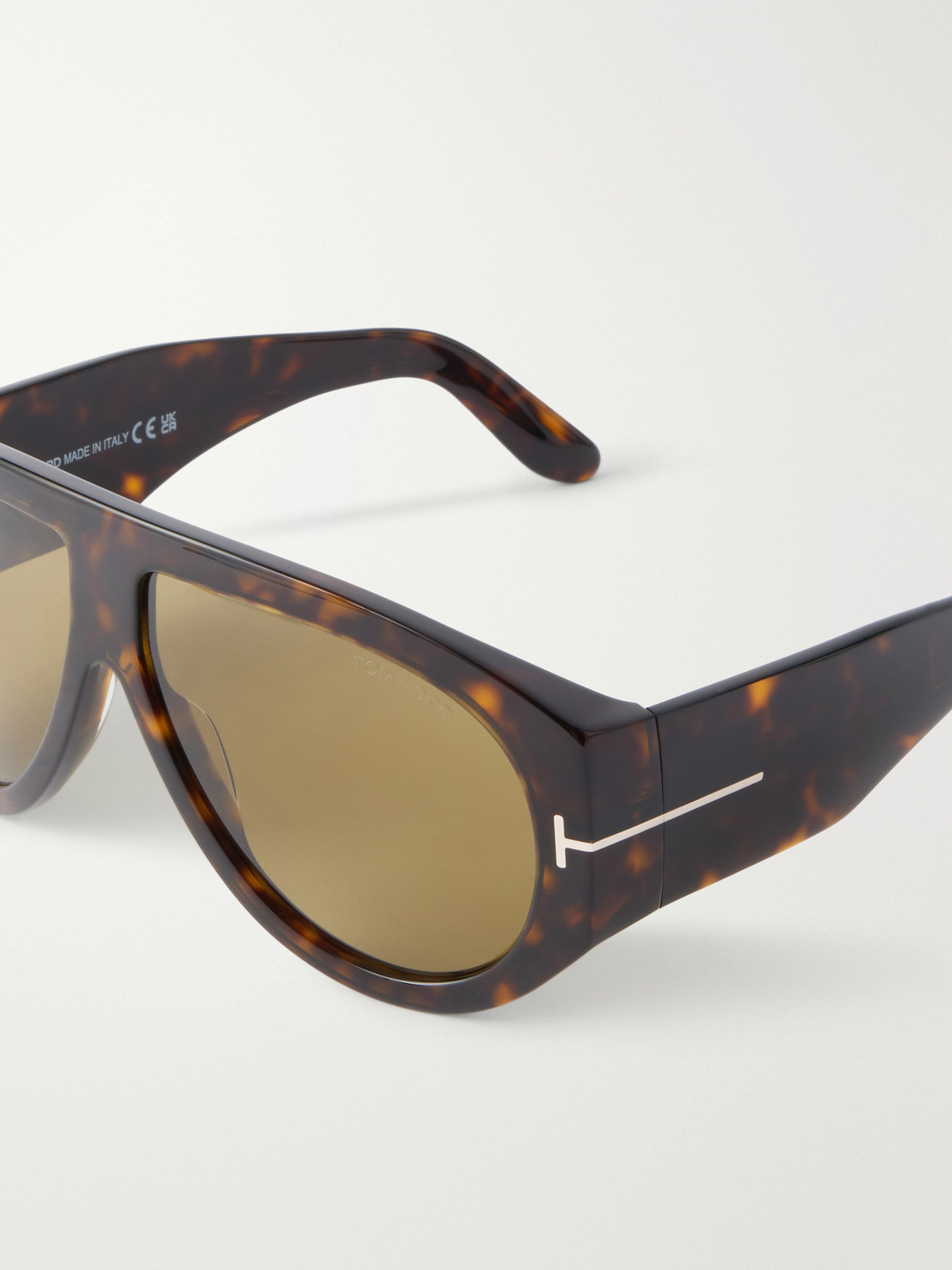 Bronson D-frame Acetate Sunglasses - Dark brown