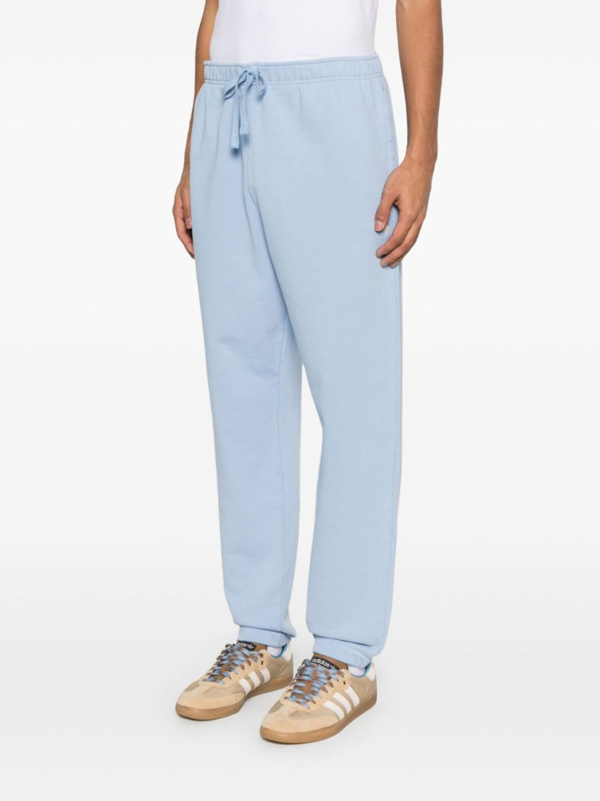 Sky Blue Cotton Track Pants