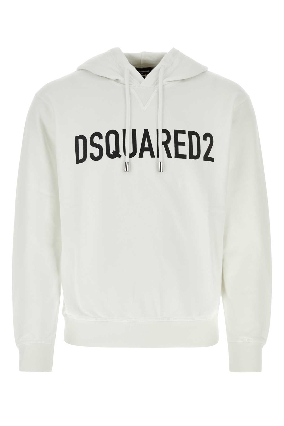 White Cotton Sweatshirt