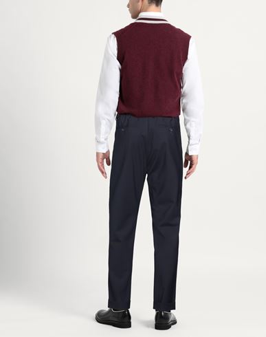 Man Pants Midnight blue Size 32 Virgin Wool, Elastane