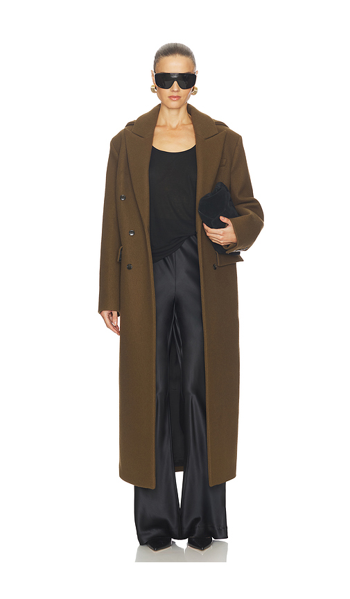 Nanushka MANTEAU MELVA en Brown. L. Also en