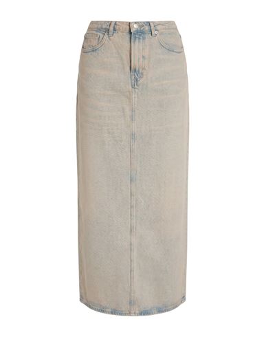 Samsøe Φ Samsøe Woman Denim skirt Blue Size S Organic cotton, Recycled cotton
