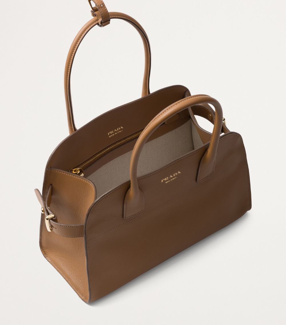 Medium Leather Top-Handle Bag