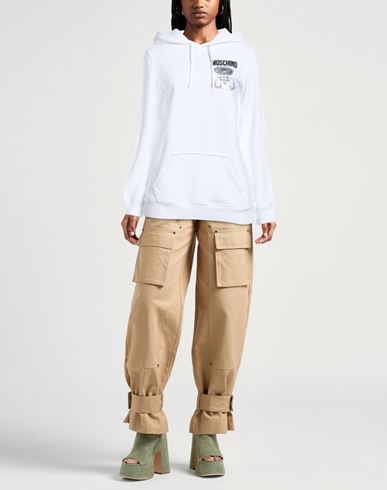 Couture Woman Sweatshirt White Size 4 Cotton