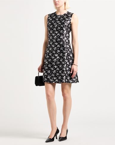 Woman Mini dress Black Size 4 Silk