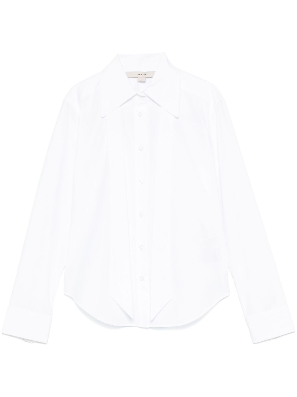 Tie fitted shirt - White