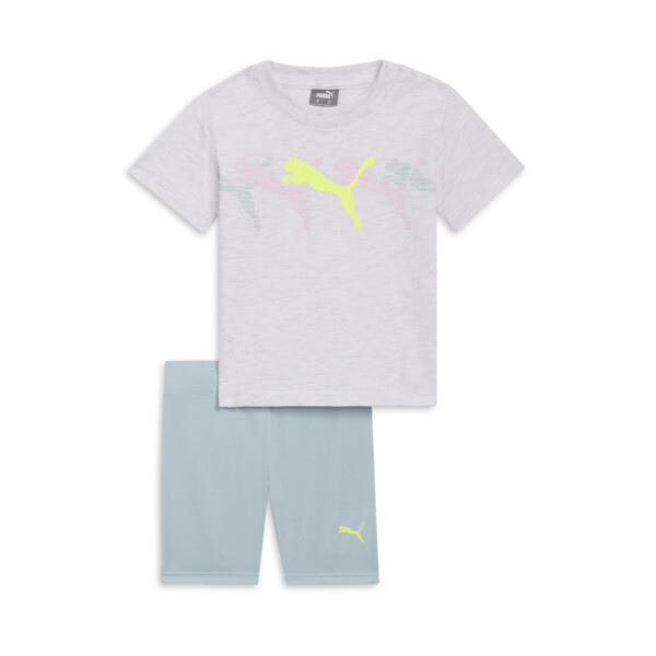 PUMA 2-Piece Multi Logo Toddlers' Set II in White, 3T