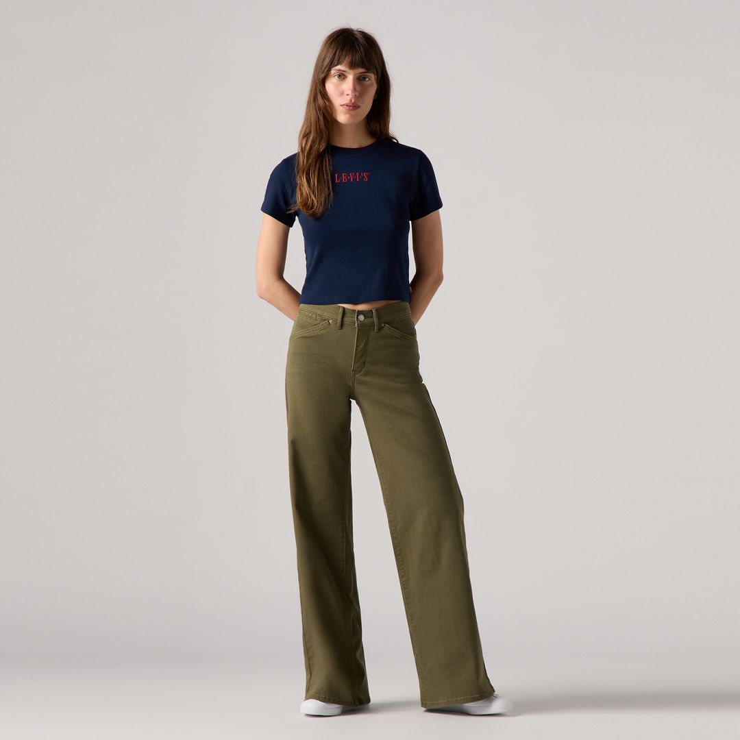 318 Styled Shaping Wide Leg Women's Jeans 30x32