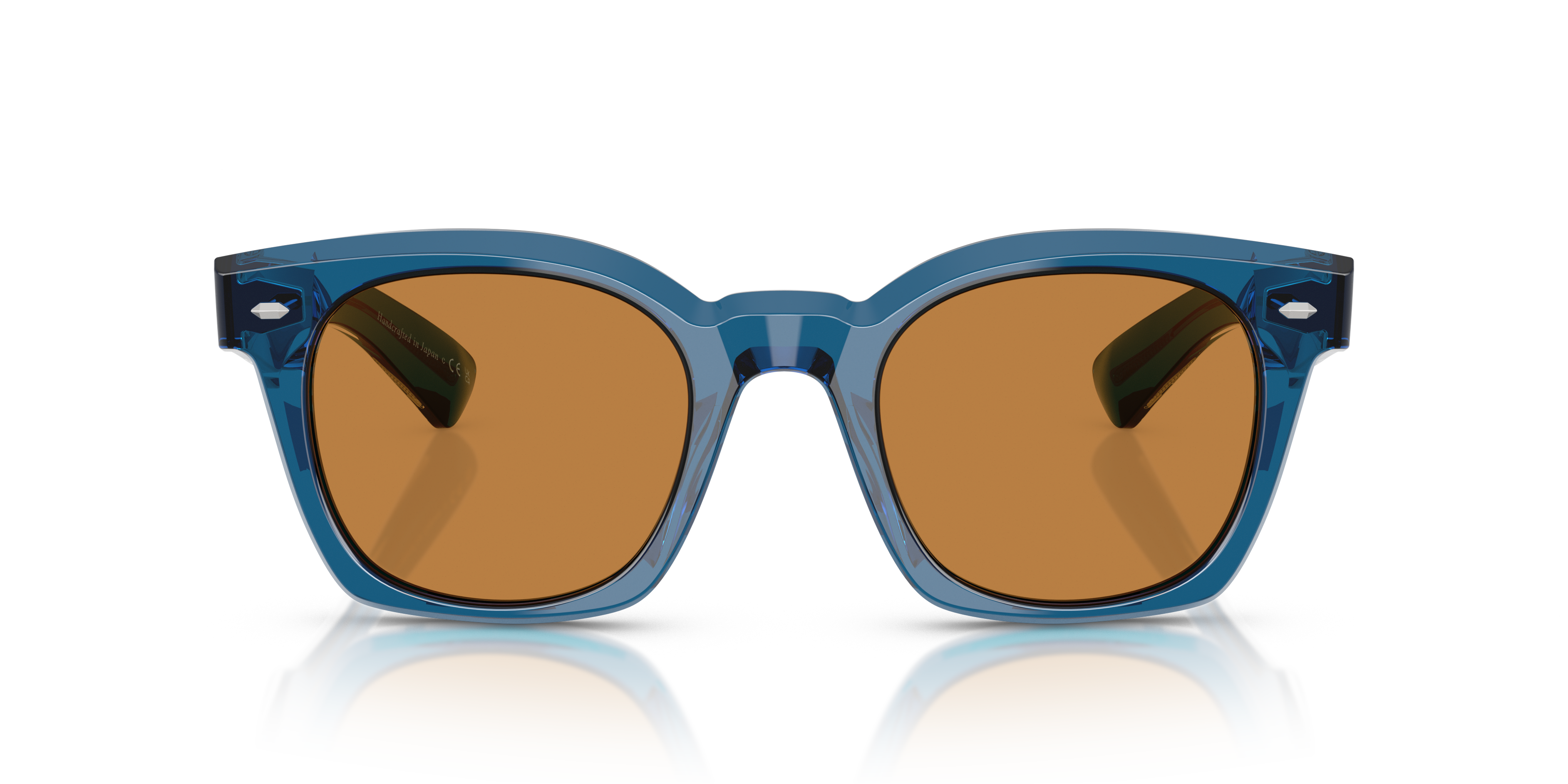 Oliver Peoples Unisex Oliver Peoples OV5498SU MERCEAUX 179353 Sunglasses Acetate Blue Orange Squared Norma