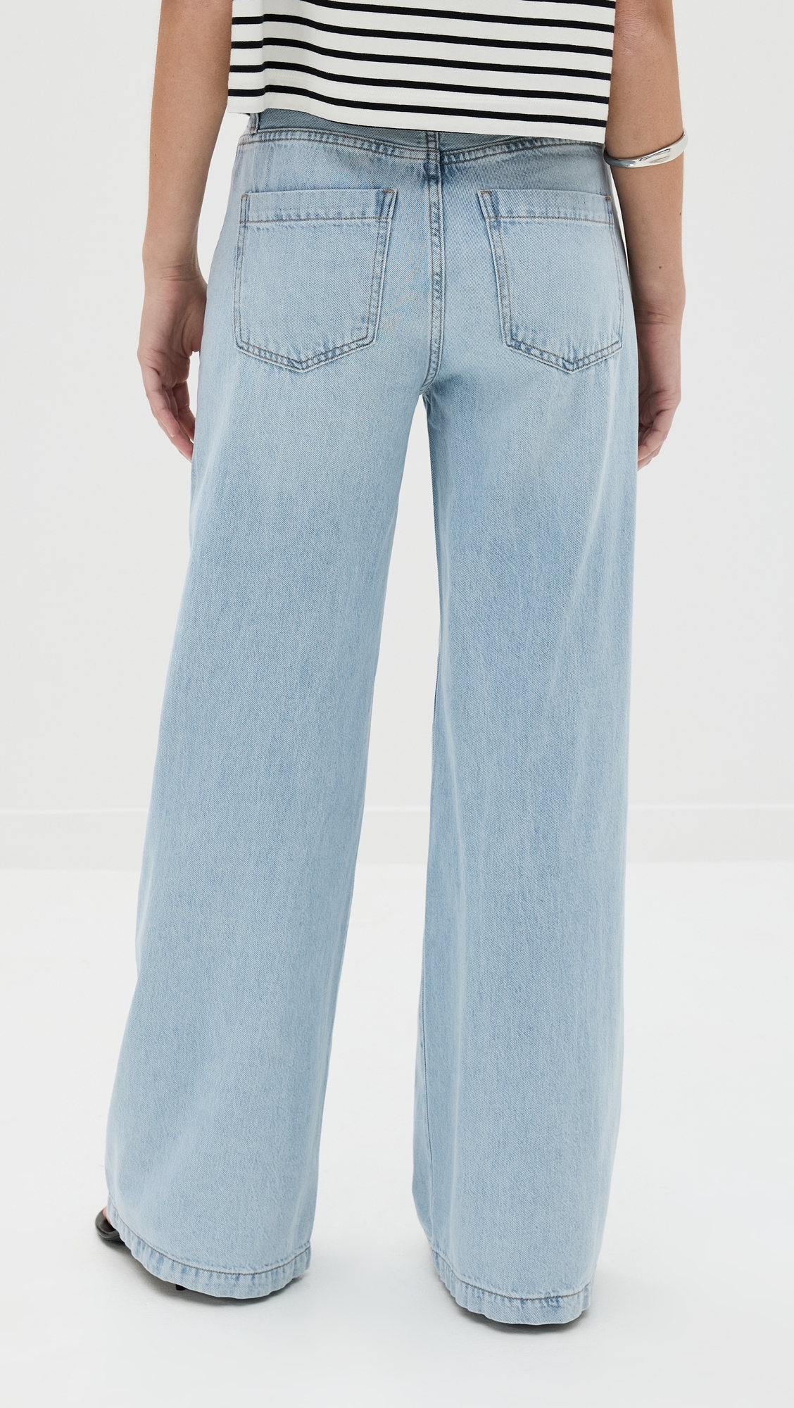 Jadyn Low Slung Palazzo Jeans Chateau