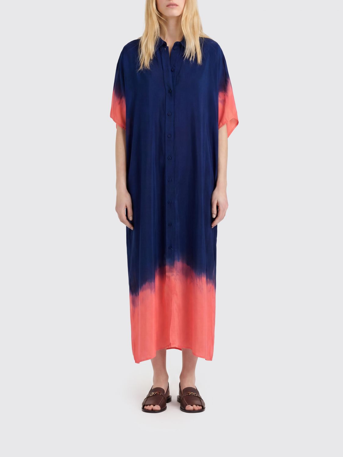 MOMONÌ Dress Woman color Blue