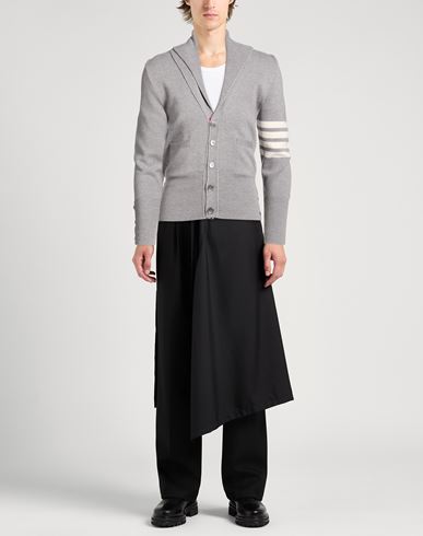 Man Cardigan Light grey Size 0 Merino Wool
