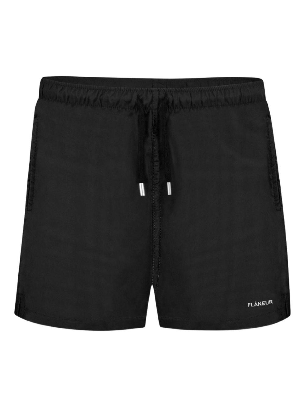 FLÂNEUR logo-print swim shorts - Black