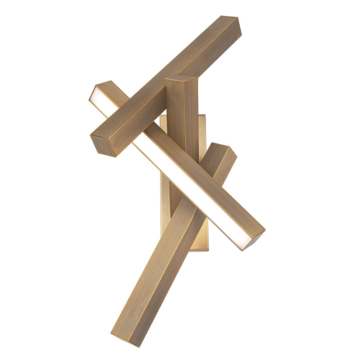 Modern Forms Chaos Wall Sconce in Aged Brass - WS-64832-AB